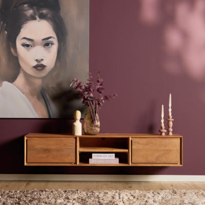 Zwevend tv-meubel Ambiance Naturel | 160 cm