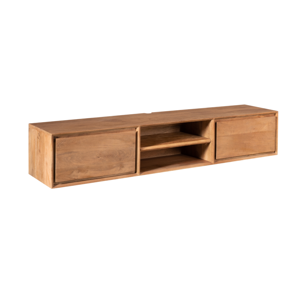 Zwevend tv-meubel Ambiance Naturel | 160 cm - Afbeelding 8