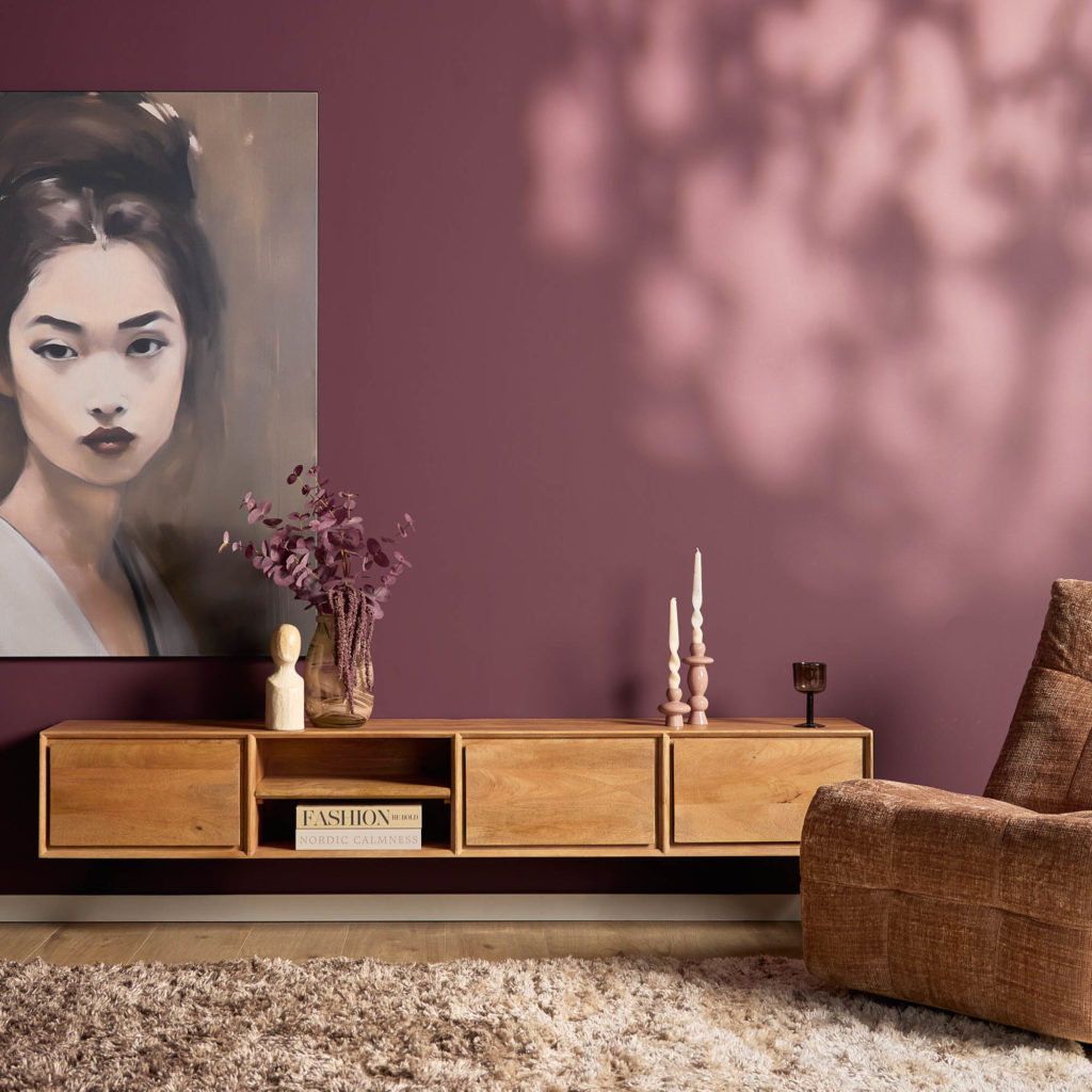 Zwevend tv-meubel Ambiance Naturel | 200 cm