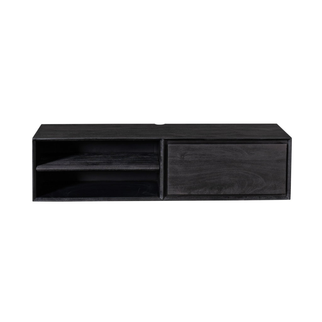 Zwevend tv-meubel Ambiance Zwart | 120 cm - Afbeelding 5