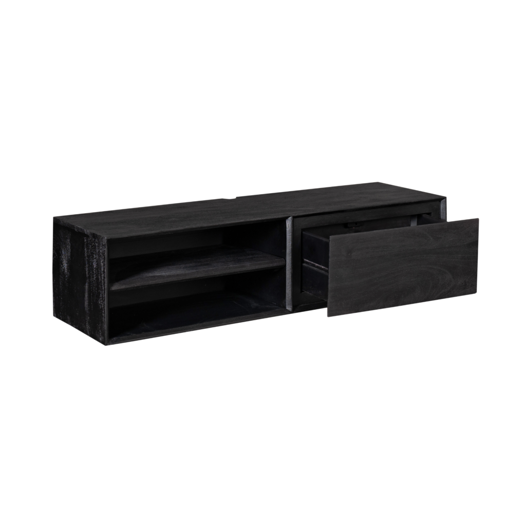 Zwevend tv-meubel Ambiance Zwart | 120 cm - Afbeelding 7