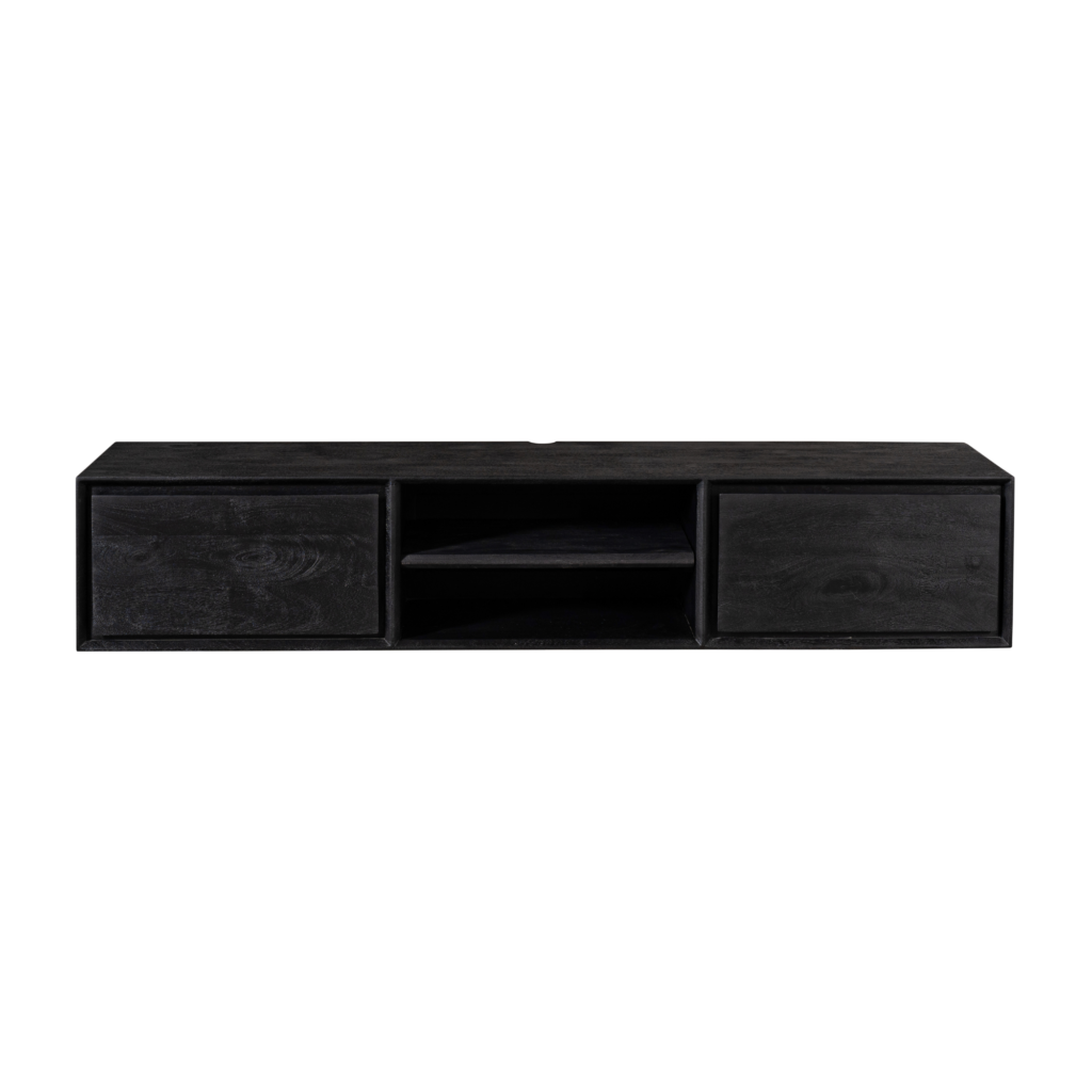 Zwevend tv-meubel Ambiance Zwart | 160 cm - Afbeelding 6