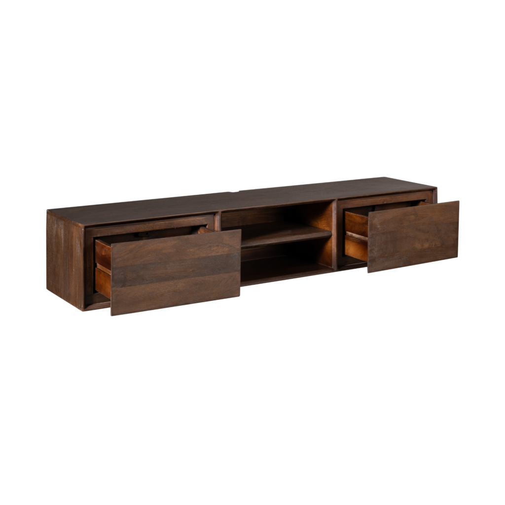 Zwevend tv-meubel Ambiance Bruin | 160 cm - Afbeelding 7