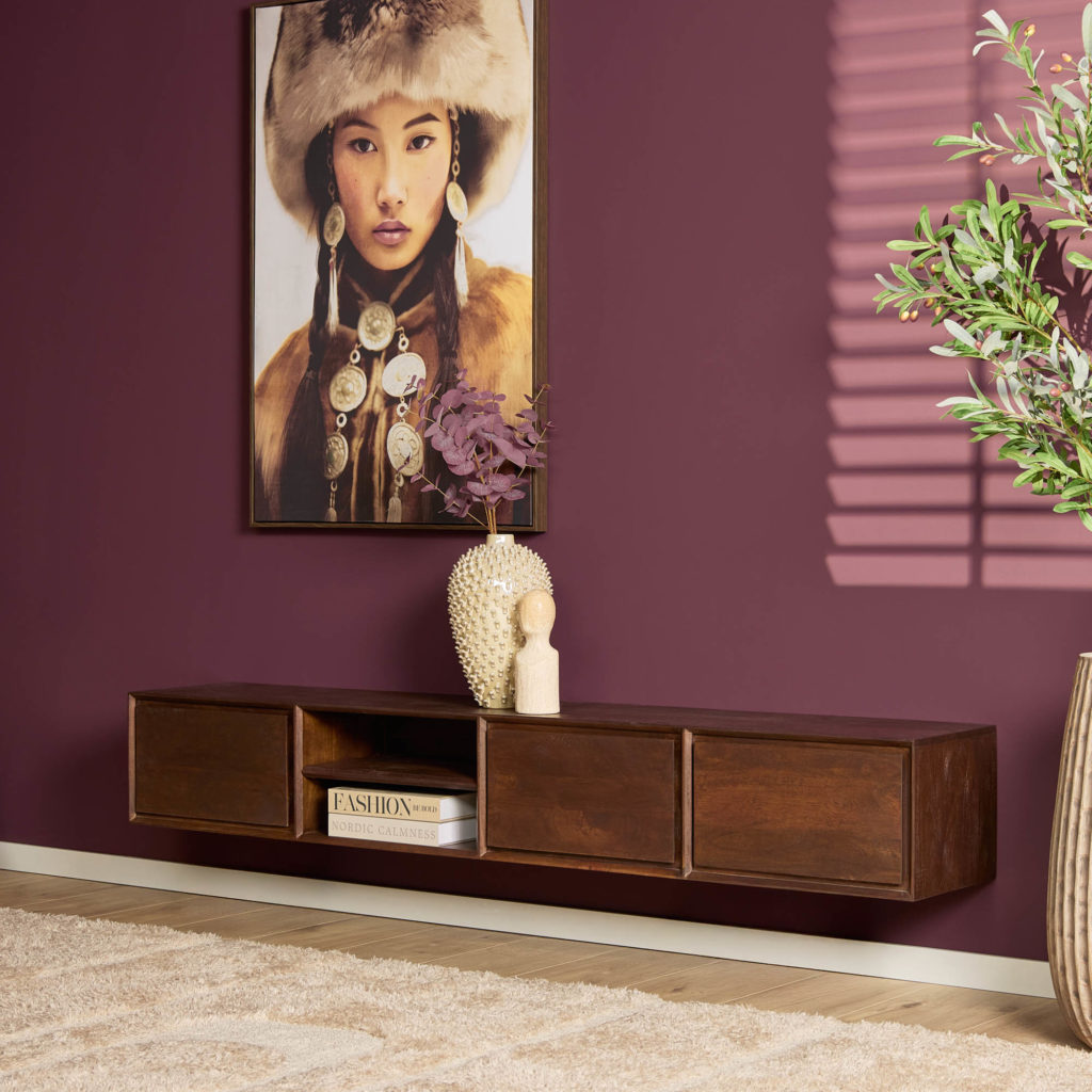 Zwevend tv-meubel Ambiance Brown | 200 cm - Afbeelding 2
