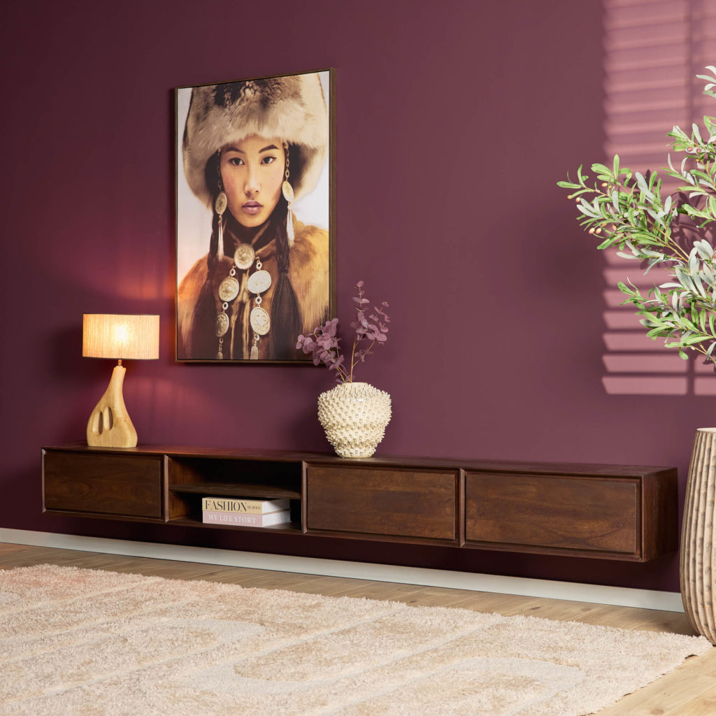 Zwevend tv-meubel Ambiance Bruin | 280 cm - Afbeelding 2