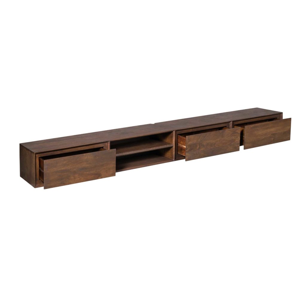 Zwevend tv-meubel Ambiance Bruin | 280 cm - Afbeelding 8