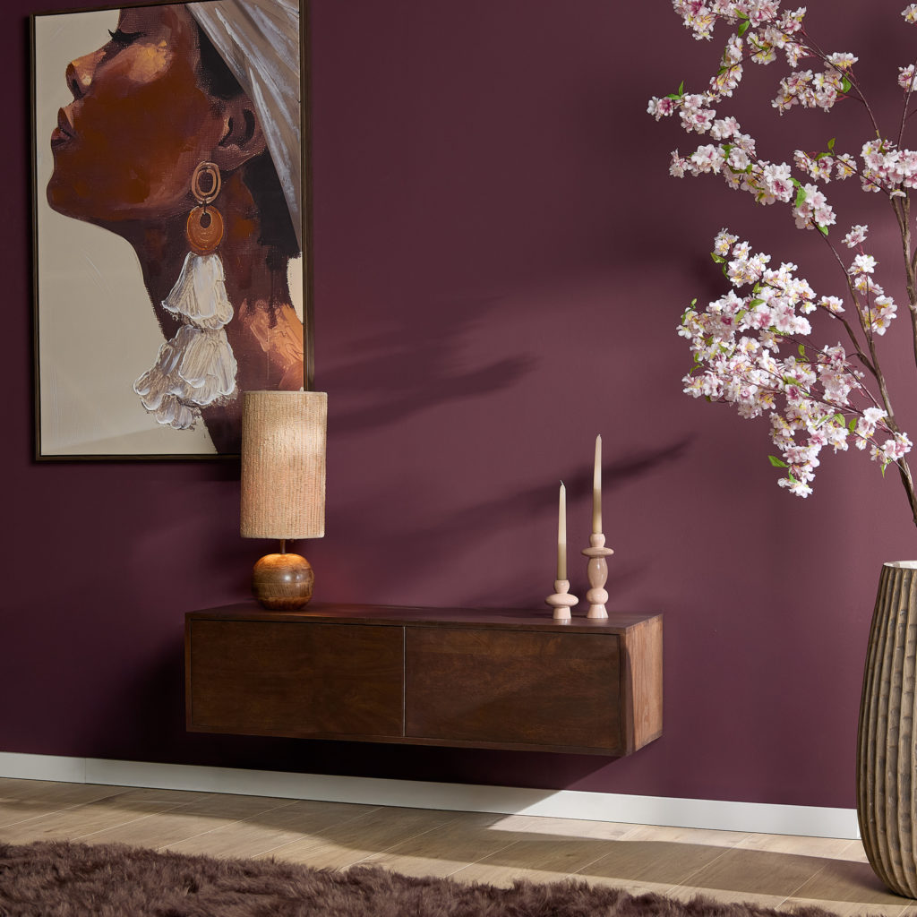 Zwevend tv-meubel Vision Brown | 120 cm - Afbeelding 2