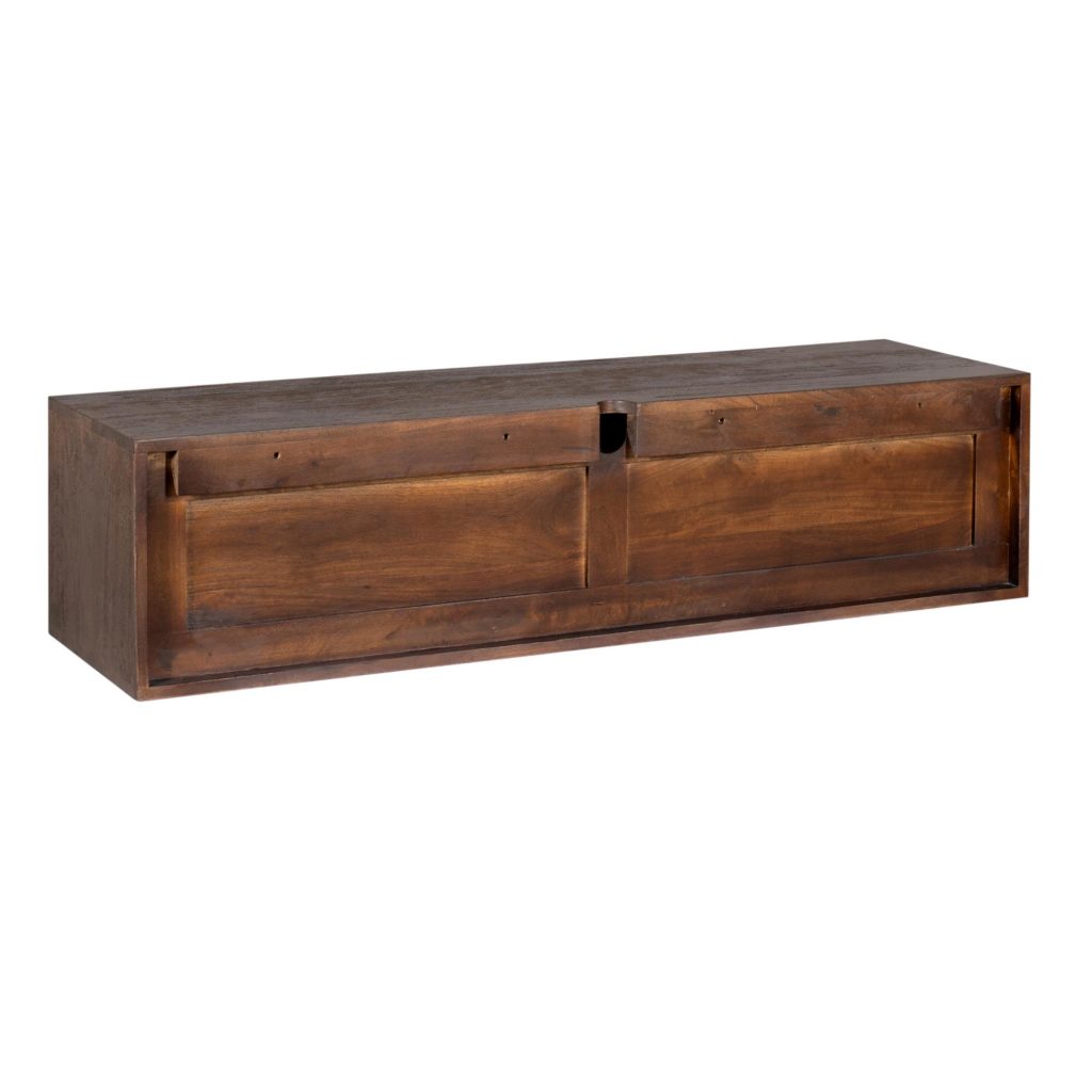 Zwevend tv-meubel Vision Brown | 120 cm - Afbeelding 9