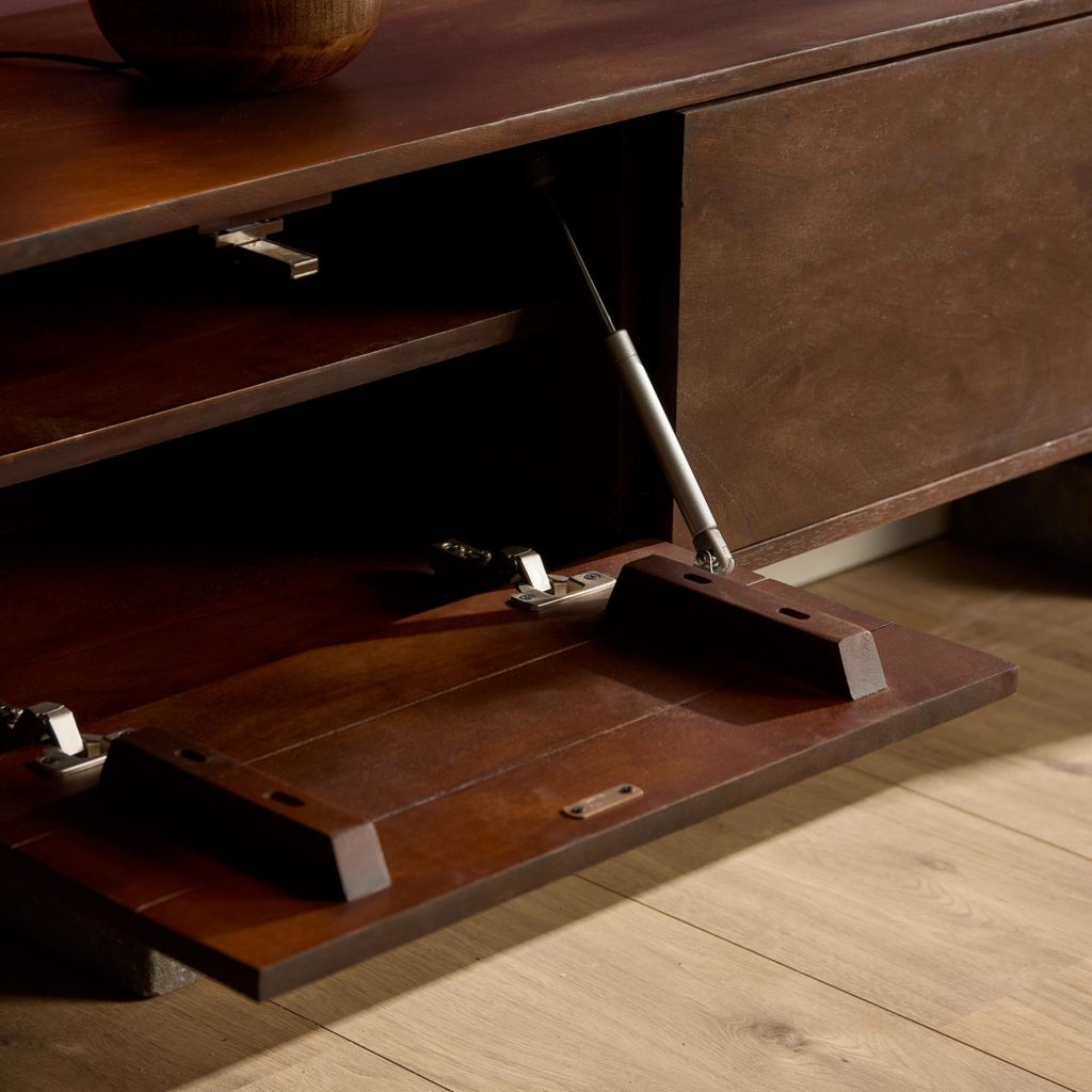 Zwevend tv-meubel Vision Brown | 200 cm - Afbeelding 3