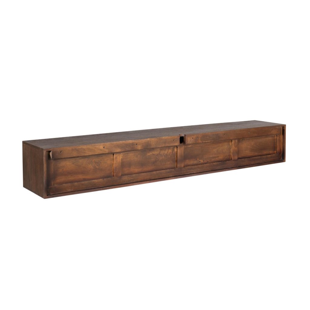 Zwevend tv-meubel Vision Brown | 200 cm - Afbeelding 9