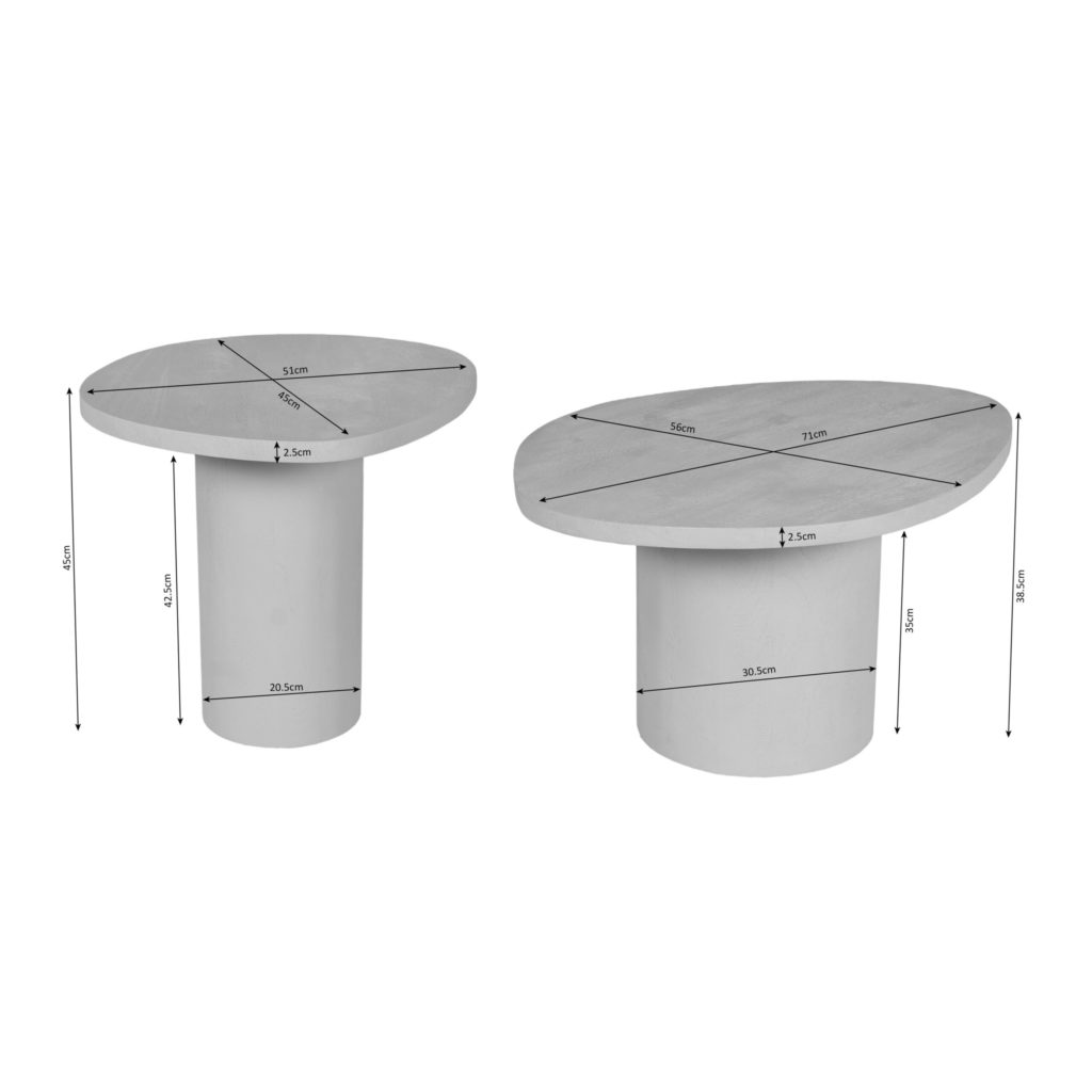 Salontafel Mirre | Zand - Afbeelding 8