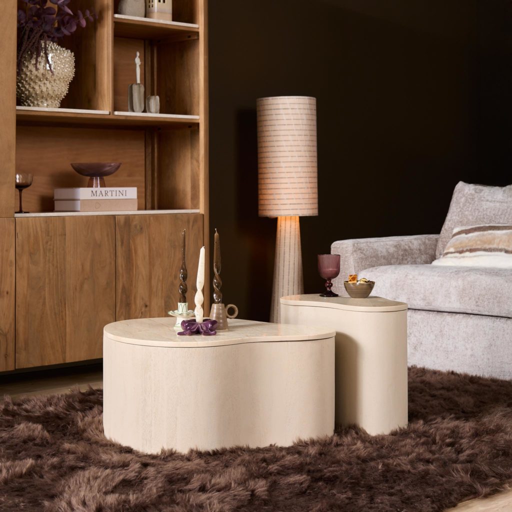 Salontafel Lovi | 77 cm | Zand - Afbeelding 3