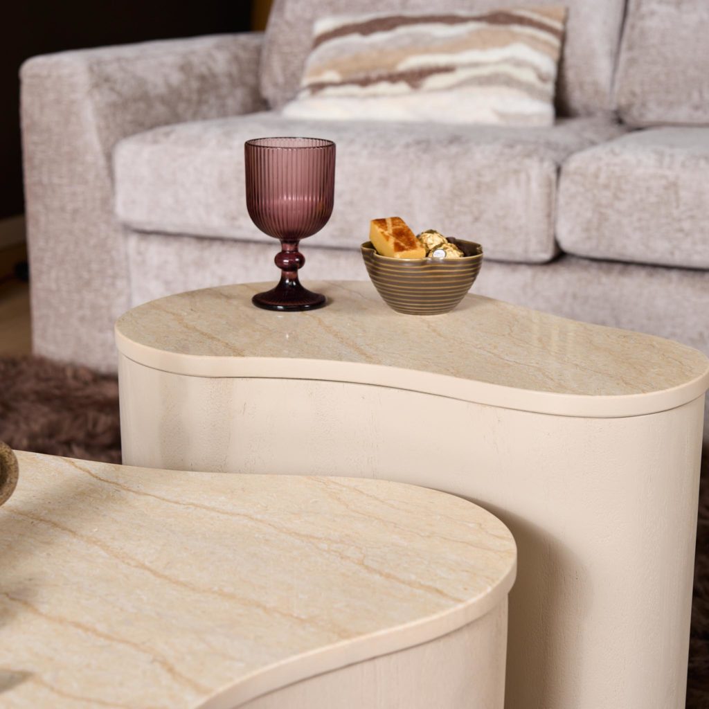Salontafel Lovi | 77 cm | Zand - Afbeelding 4