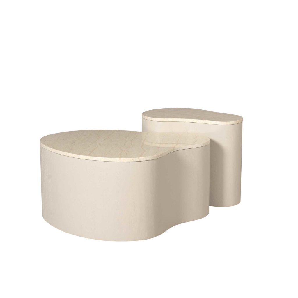 Salontafel Lovi | 77 cm | Zand - Afbeelding 9