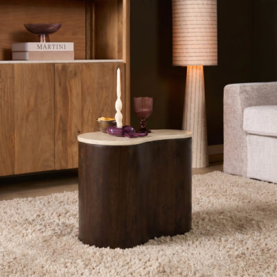 Salontafel Lovi | 50 cm | Bruin