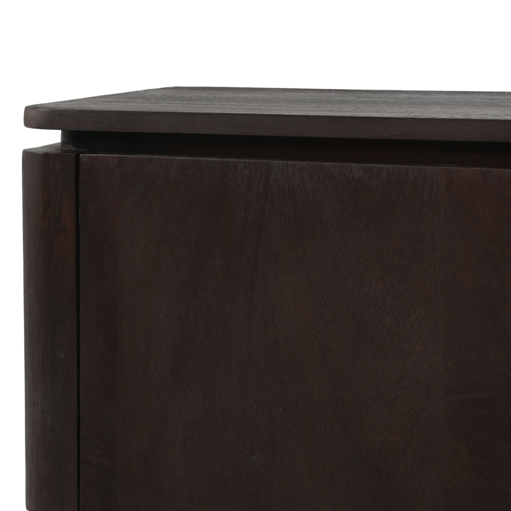 Zwevend tv-meubel Dallas bruin mangohout 210 cm - Afbeelding 7
