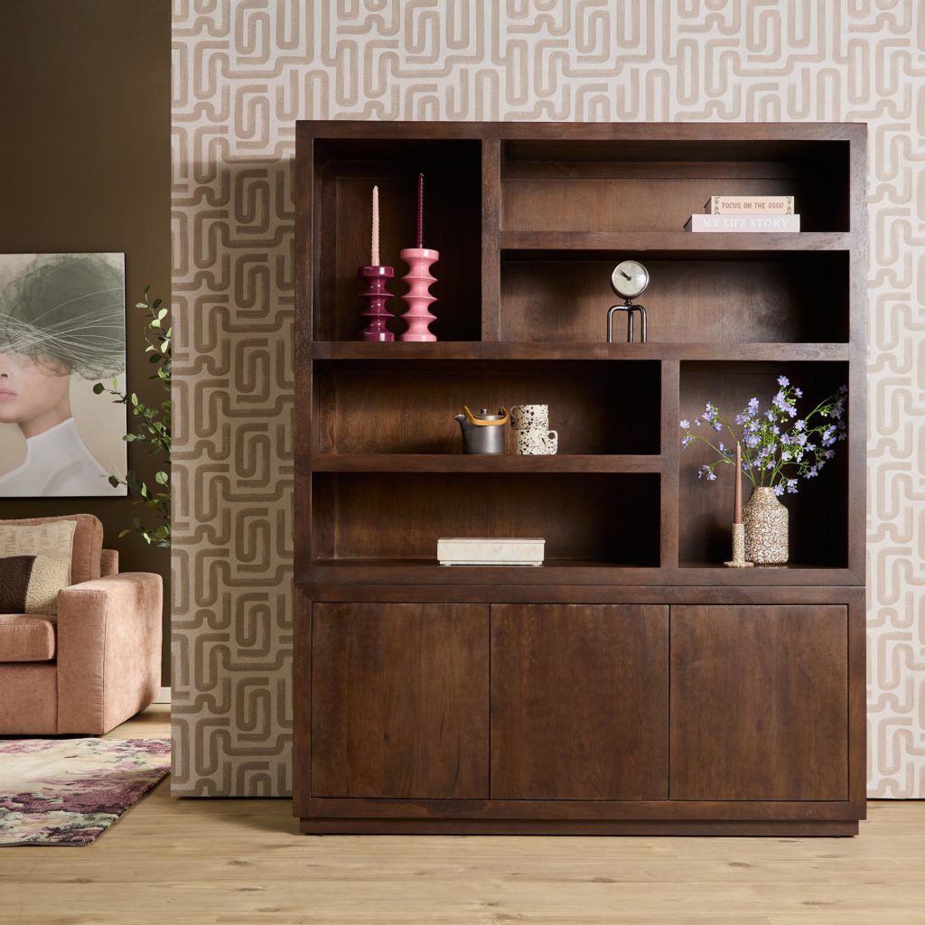 Vakkenkast Brussel Bruin XL | 160 cm