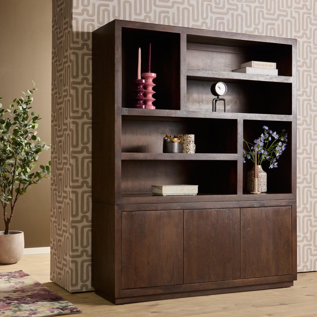 Vakkenkast Brussel Bruin XL | 160 cm - Afbeelding 2
