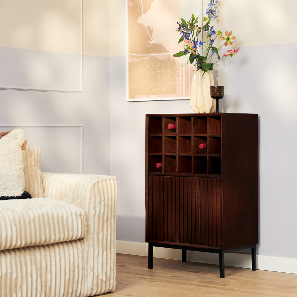 Wijnkast Madison Bruin | 55 cm - Afbeelding 11