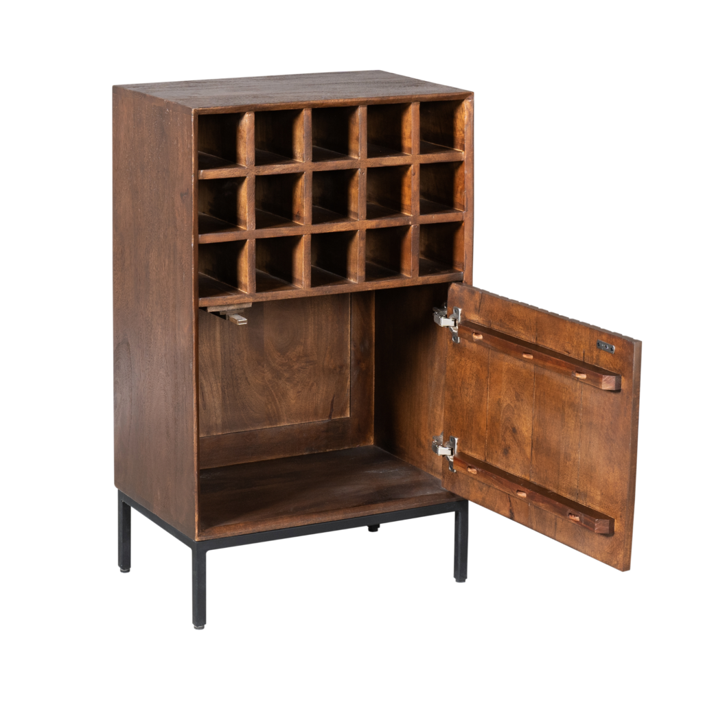 Wijnkast Madison Bruin | 55 cm - Afbeelding 6