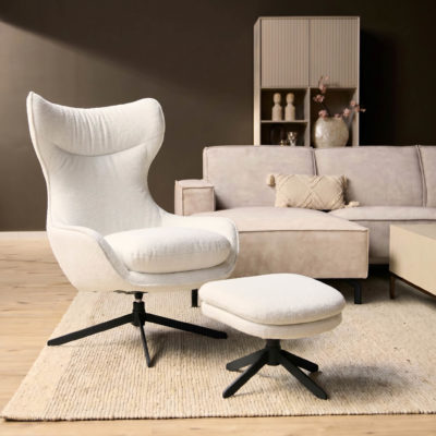 Fauteuil Olivia | gebroken wit