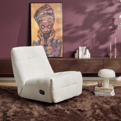 Relaxfauteuil Chill | gebroken wit