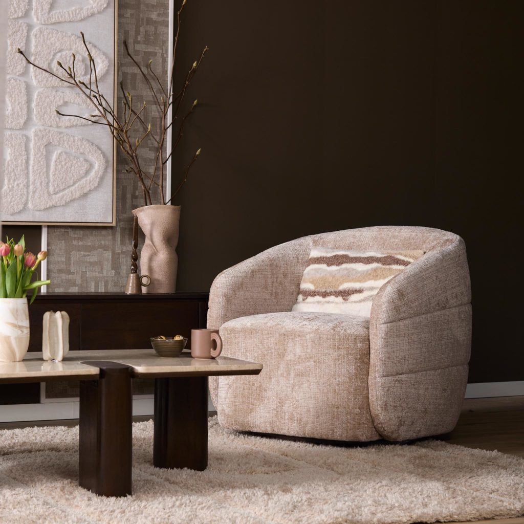 Leunstoel Yara | beige - Afbeelding 2