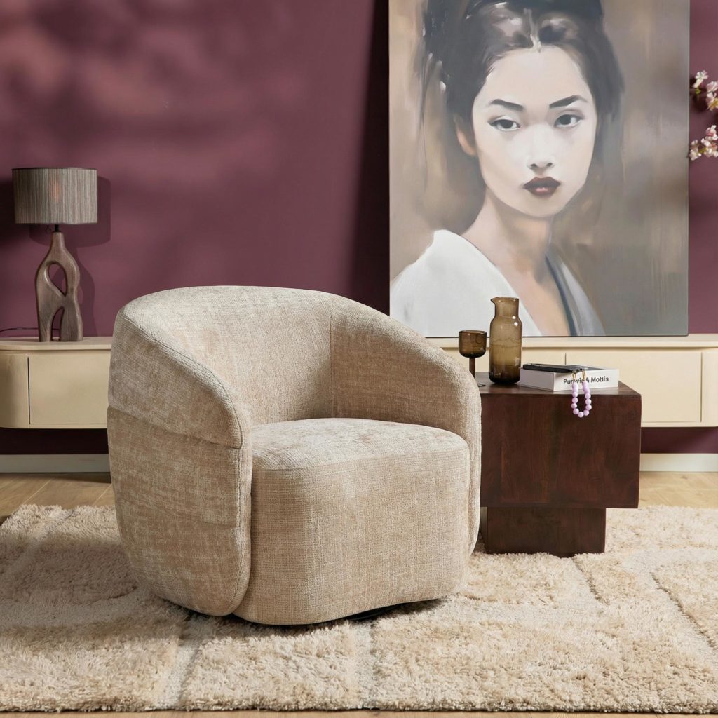 Leunstoel Yara | beige - Afbeelding 17