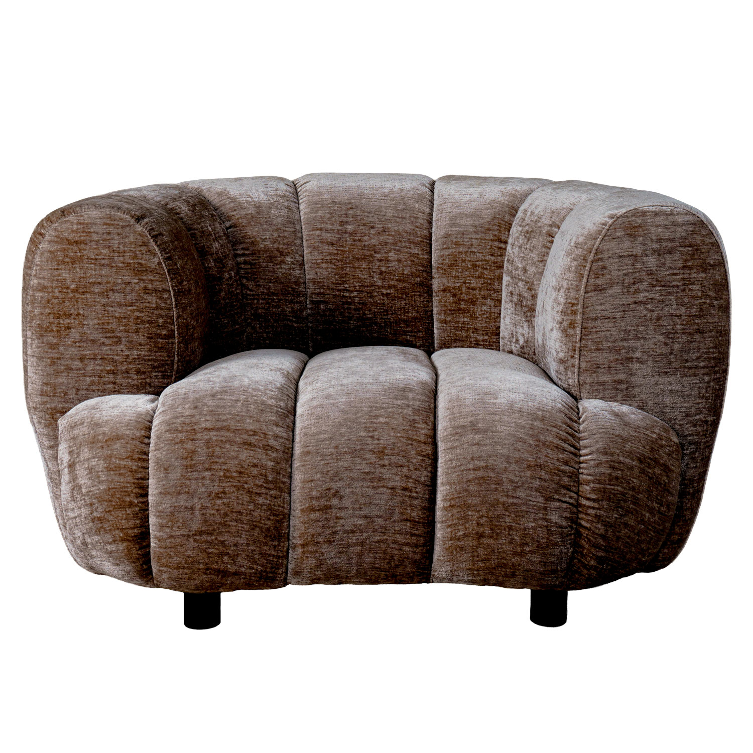 Fauteuil Logan Lichtbruin