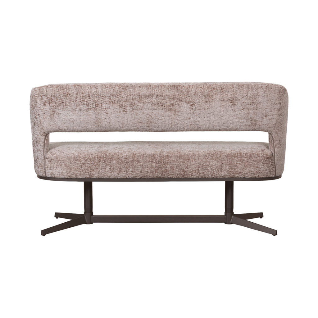 LABEL51 Eetkamerbanken Port Grimaud - Taupe - Haga - 150 cm - Afbeelding 4