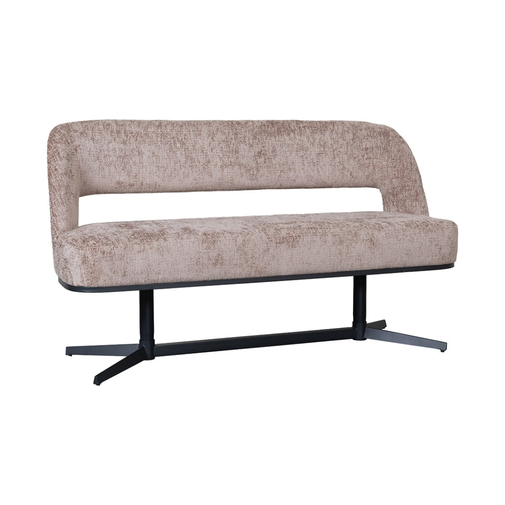 LABEL51 Eetkamerbanken Port Grimaud - Taupe - Haga - 150 cm - Afbeelding 2