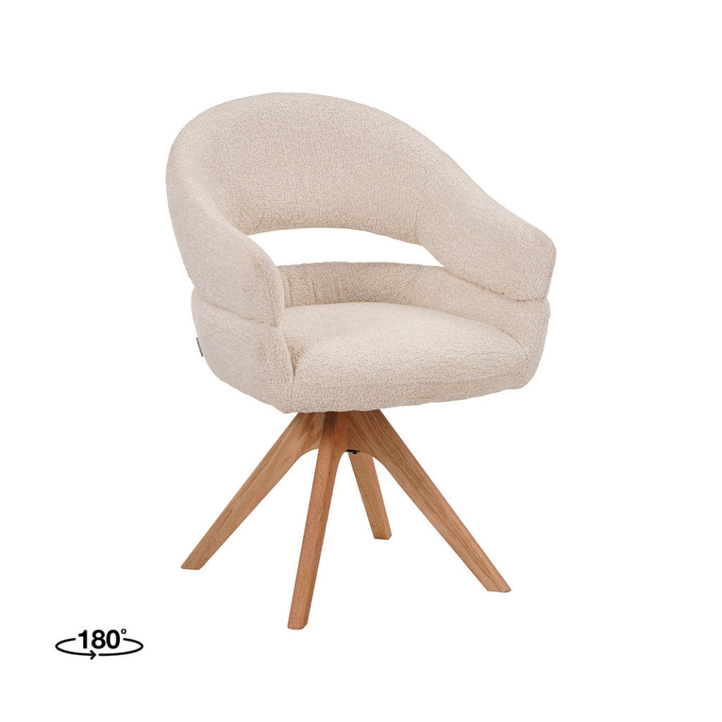 LABEL51 Eetkamerstoel Sofia - Naturel - Superb - Naturel Hout