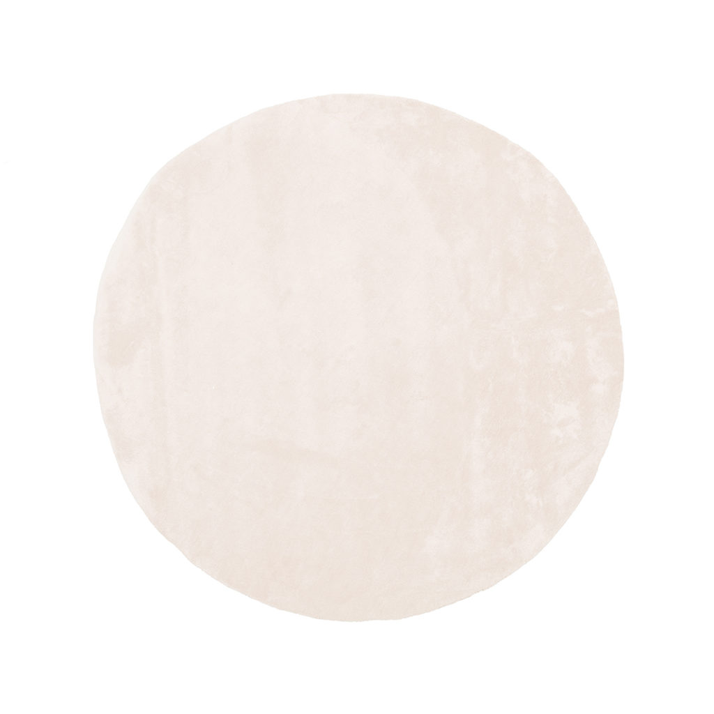 LABEL51 Vloerkleden Velo - Ivoor - Polyester - 200x200 cm - Rond