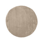 LABEL51 Vloerkleden Velo - Beige - Polyester - 200x200 cm - Rond