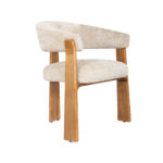 LABEL51 Eetkamerstoel Nice - Naturel - Cremona - Naturel Hout